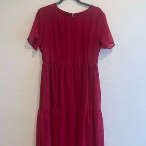 BloomChic Red Women's Dress Size 14